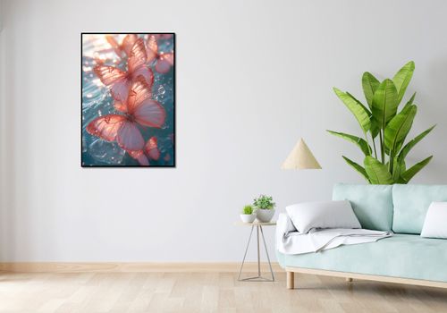 Plakat 70x100cm Świetliste Motyle na Arena.pl