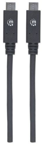 KABEL USB C-C M/M 1,0m USB3.1 SuperSpeed+ 5A  Manhattan  355223 na Arena.pl