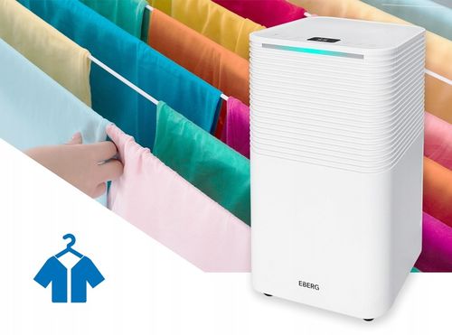 Osuszacz powietrza EBERG RICO pochłaniacz 12l/24h +WiFi +TIMER +higrostat na Arena.pl