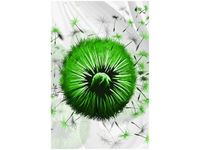 100 70CM OBRAZ PŁÓTNO ZIELONE DMUCHAWCE 5 PŁÓTNO RAMA