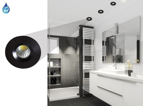 SH-14 BK 3W LED 230V czarny oprawa hermetyczna okrągła IP65 na Arena.pl