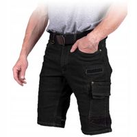 Spodenki spodnie krótkie robocze męskie JEANS szorty ochronne mocne r.XL