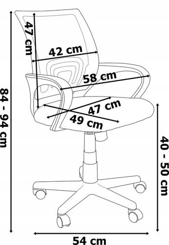 FOTEL OBROTOWY BIUROWY KRZESŁO DO BIURKA DLA DZIECI DZIECKA DZIEWCZYNKI na Arena.pl