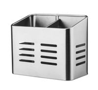 Pojemnik przybornik organizer na przybory kuchenne INOX stal nierdzewna solidny