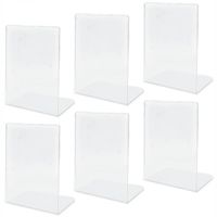 6x Podpórka podstawka stojak do książek z Plexi Przezroczystej
