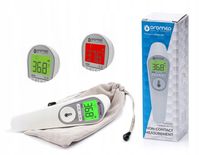 Termometr Bezdotykowy Medyczny Na Podczerwień Dla Dzieci 2 Kolory Lcd Czoła