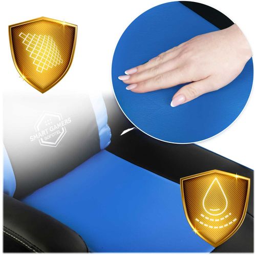 Fotel gamingowy Sofotel Yasuo - niebieski - 2591 na Arena.pl