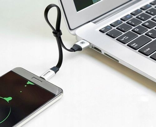 Krótki Płaski Kabel USB-C do Android Auto | 23cm na Arena.pl