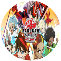 Opłatek na tort Bakugan