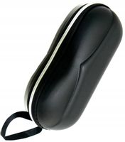 Czarne Twarde etui na okulary pokrowiec futerał  ETUI3