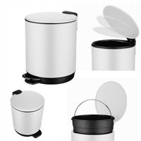 Kosz łazienkowy na śmieci OREL 5L biały wolnoopadający wyjmowany wkład