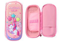 ND24_19667 Piornik Rozowy Z Jednorozcem 3D Dwukom