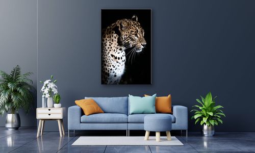 OBRAZ NA PŁÓTNIE 051 Lampart 70x100cm na Arena.pl