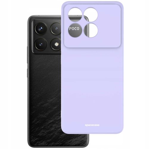 Spacecase Silicone Case Poco F6 Pro Light Purple na Arena.pl
