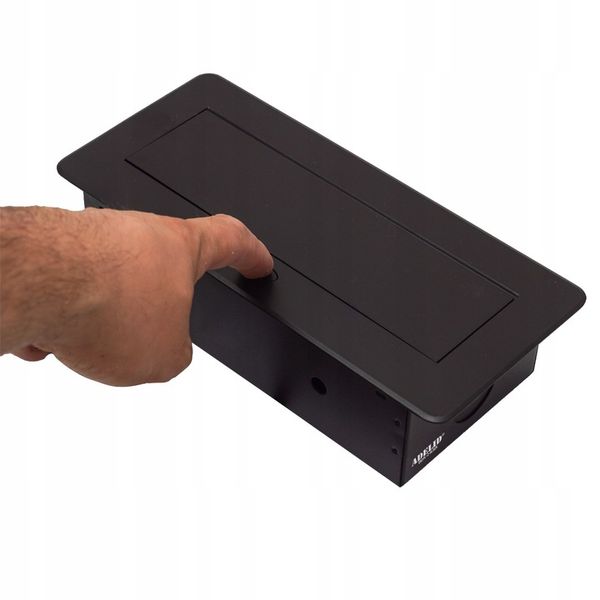 GNIAZDO CHOWANE W BLAT NABLATOWE + 2 USB GNIAZDKO zdjęcie 14