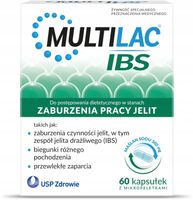 MULTILAC IBS zaburzenia pracy jelit maślan sodu 300mg 60 kapsułek