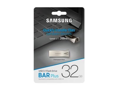 BAR Plus USB3.1 Gen1 32 GB Champaigne Silver na Arena.pl