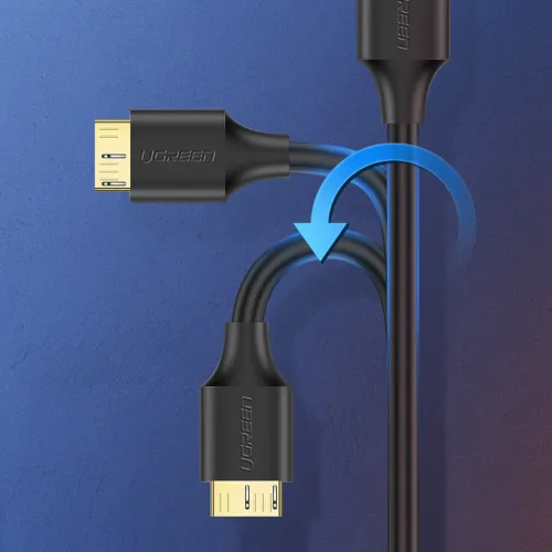 kabel ugreen us130 10843 usb-a 3.0 - micro usb-b 2m - czarny na Arena.pl