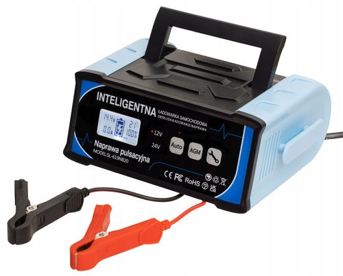 Prostownik Samochodowy do Akumulatorów 24V 12V 11A AGM START-STOP na Arena.pl