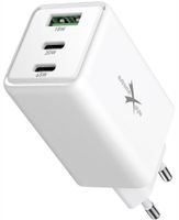 Ładowarka sieciowa 2x USB Typ-C + USB eXtremestyle GaN evo 65W