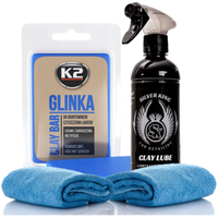 glinka do czyszczenia lakieru | lubrykant 500ml | ipa + 2x mikrofibra