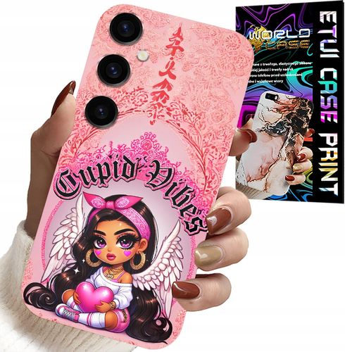ETUI DO SAMSUNG GALAXY S25 PLUS - CUPID VIBES Z UROCZĄ ANIOŁKIEM PLECKI na Arena.pl