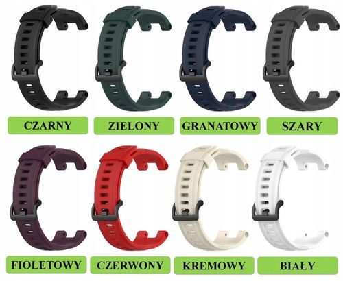 PASEK DO XIAOMI AMAZFIT T-REX / T-REX PRO | KOLORY na Arena.pl