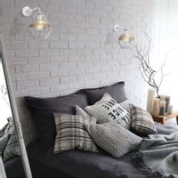 Skandynawska LAMPA ścienna CLIFF MLP5517 Milagro metalowa OPRAWA druciana klatka KINKIET hygge drewno biały