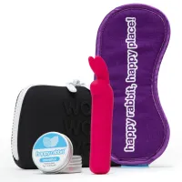 happy rabbit zestaw clitoral kit - 4-elementowy, ładowalny, etui