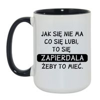 Duży Biało-Czarny 450 ml