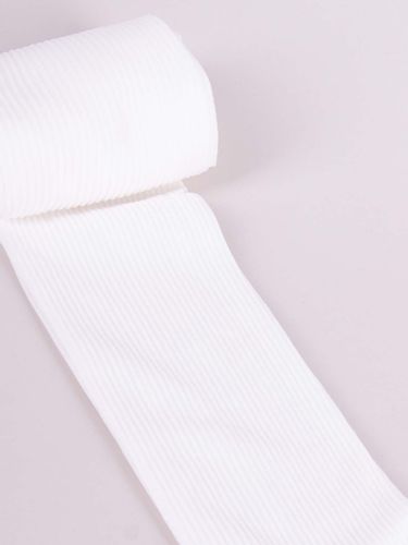 Rajstopy dziecięce mikrofibra prążek białe 40 DEN 152-158 YOCLUB na Arena.pl