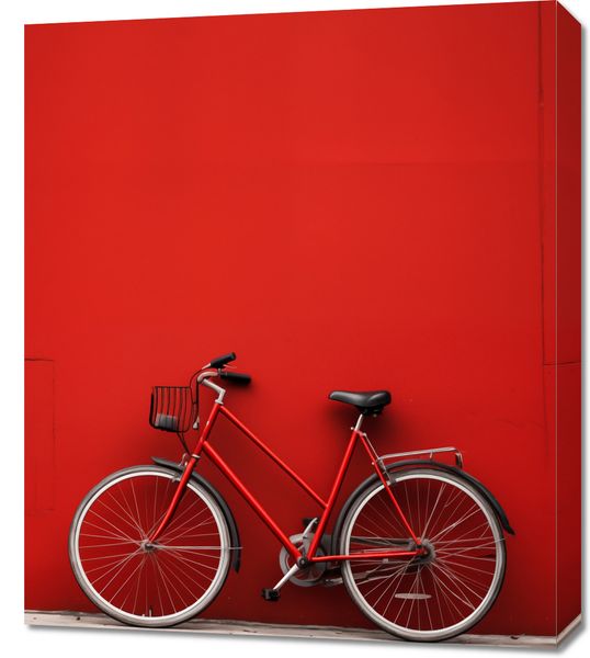 Obraz 60x70cm Czerwony Rower zdjęcie 1