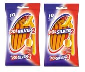 MASZYNKI DO GOLENIA POLSILVER JEDNORAZOWE 2 x 10 SZUK