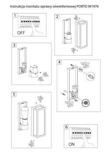 Kinkiet zewnętrzny Porto M1976 Suma zdjęcie 4