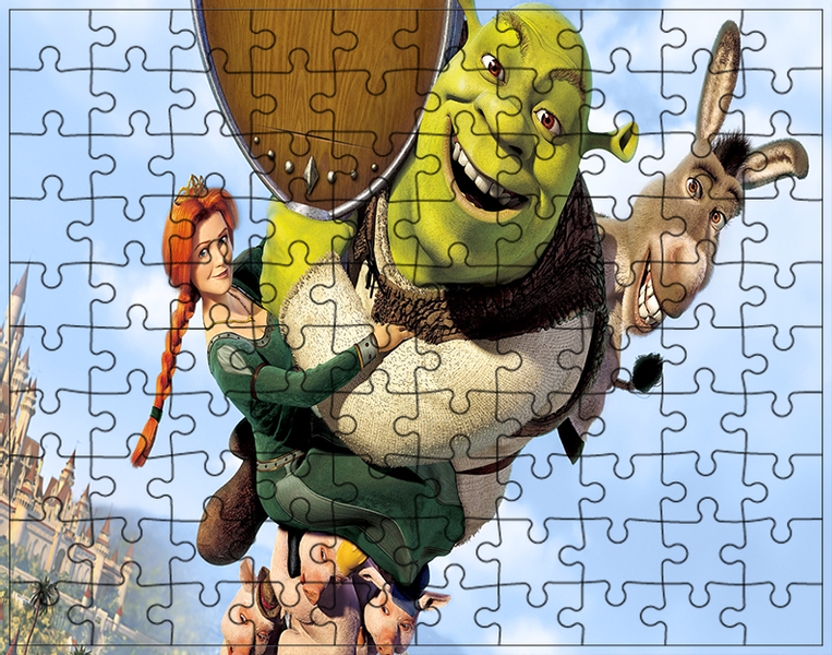 Puzzle Shrek zdjęcie 1