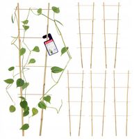 DRABINKA BAMBUSOWA PERGOLA PODPORA 60 CM 5 SZT