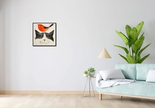 Plakat 50x50cm Pyzaty Przyjaciel na Arena.pl