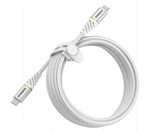 Kabel Przewód OtterBox Premium USB-C do USB-C 3 metry Biały na Arena.pl