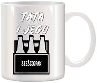KUBEK Z NADRUKIEM ŚMIESZNY PREZENT DLA TATY URODZINY IMIENINY DZIEŃ OJCA