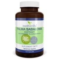 Palma Sabałowa SAW PALMETTO 25% Ekstrakt 120 kaps.