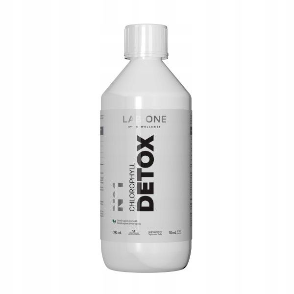 LAB ONE CHLOROPHYLL DETOX 500ml Detoks Oczyszczanie Chlorofil Chlorella zdjęcie 1