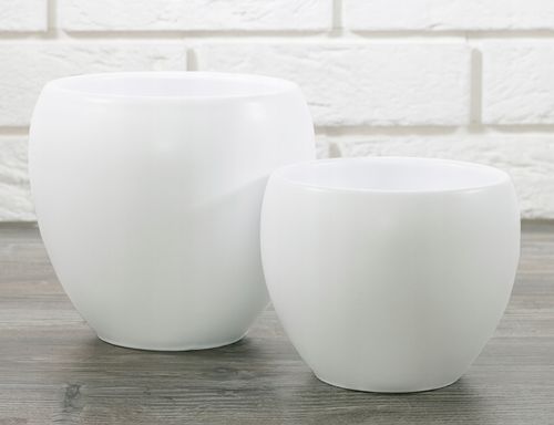 DONICA LEON ceramiczna biała śr. 16cm na Arena.pl