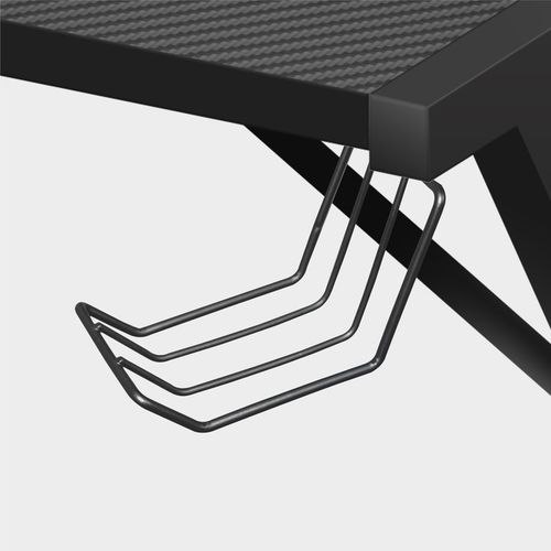 Biurko narożne gamingowe HUZARO czarne komputerowe młodzieżowe do na Arena.pl