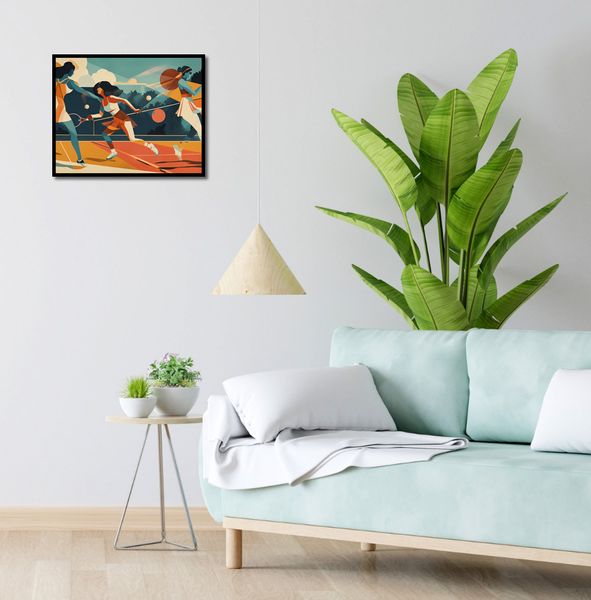 Plakat 50x40cm Mistrzynie Kortu zdjęcie 4