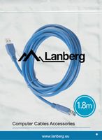 PRZEDŁUŻKA PORTU USB 3.0 PRZEDŁUŻACZ A/A 1,8m GOLD