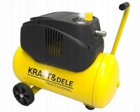 KOMPRESOR BEZOLEJOWY CICHY BEZ OLEJU 24L SPRĘŻARKA KD1416 KRAFT&DELE