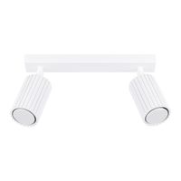 Plafon KARBON 2 biały