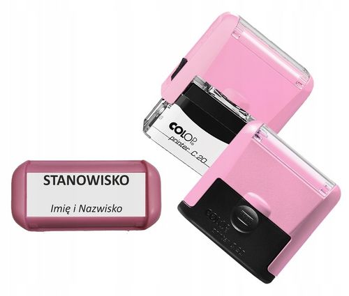 Pieczątka mała COLOP C20 IMIENNA LEKARSKA do 4 wersów + PROJEKT i GUMKA na Arena.pl