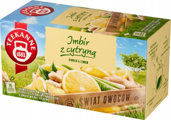 Teekanne Orange&Ginger, Ginger&Lemon, Ginger Mango, Ginger Elderflower 4szt zdjęcie 11
