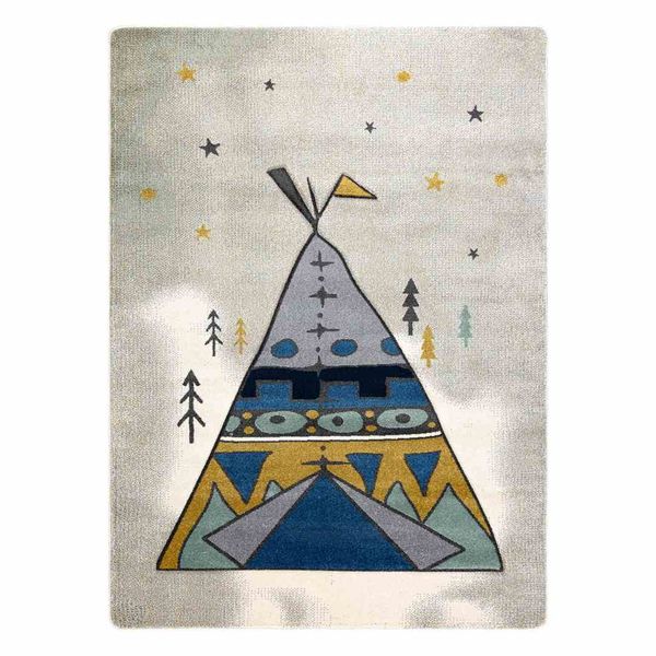 RUG/LU/TINIES/TIPI/GREY/140x190 zdjęcie 1